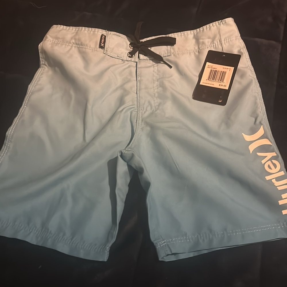 NWT Hurley Kids' Gradient Board Shorts blue dream - Picture 5 of 13